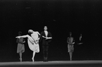 Allegra Kent and Francisco Moncion in the New York City Ballet production of Jacques d'Amboise's "Tschaikovsky Suite No. 2"