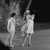 New York City Ballet production of "Jeux" with Karin von Aroldingen in rear, Edward Villella and Sara Leland in front, choreography by John Taras (New York)
