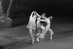New York City Ballet production of "Jeux" with Karin von Aroldingen (right), Edward Villella and Sara Leland, choreography by John Taras (New York)