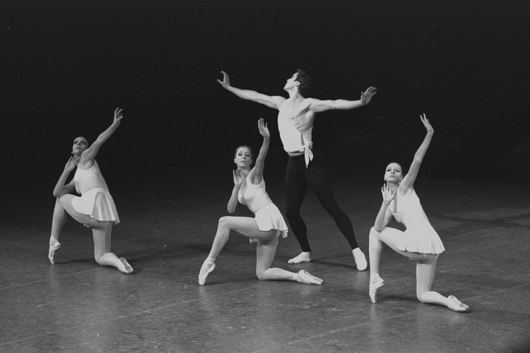 New York City Ballet production of "Apollo" with Jacques d'Amboise ...
