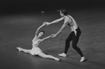 New York City Ballet production of "Apollo" with Jacques d'Amboise and Suzanne Farrell, choreography by George Balanchine (New York)