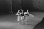 New York City Ballet production of "Jewels" (Emeralds) with Sara Leland, John Prinz and Carol Sumner, choreography by George Balanchine (New York)