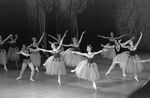 New York City Ballet production of "Jewels" (Emeralds) with Francisco Moncion, Allegra Kent and Violette Verdy, choreography by George Balanchine (New York)