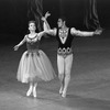 New York City Ballet production of "Jewels" (Emeralds) with Allegra Kent and Francisco Moncion, choreography by George Balanchine (New York)