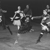 New York City Ballet production of "Scotch Symphony" with Robert Maiorano, Sara Leland and Earle Sieveling, choreography by George Balanchine (New York)