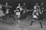 New York City Ballet production of "Scotch Symphony" with Robert Maiorano, Sara Leland and Earle Sieveling, choreography by George Balanchine (New York)