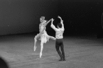New York City Ballet production of "Dances at a Gathering" with Edward Villella, Patricia McBride and Sara Leland, choreography by Jerome Robbins (New York)