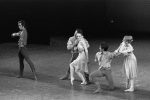 New York City Ballet production of "Dances at a Gathering" with John Prinz, Anthony Blum and Patricia McBride, Robert Maiorano and Sara Leland, choreography by Jerome Robbins (New York)