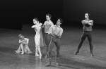 New York City Ballet production of "Dances at a Gathering" with Sara Leland, Patricia McBride, Anthony Blum, Robert Maiorano and John Prinz, choreography by Jerome Robbins (New York)