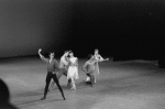 New York City Ballet production of "Dances at a Gathering" with John Prinz, Patricia McBride with Anthony Blum and Sara Leland with Robert Maiorano, choreography by Jerome Robbins (New York)