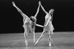 New York City Ballet production of "Tschaikovsky suite no. 1", ("Reveries"), with Johnna Kirkland and Gelsey Kirkland, choreography by John Clifford (New York)