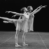 New York City Ballet production of "Tschaikovsky suite no. 1", ("Reveries"), with Johnna Kirkland and Gelsey Kirkland (front), choreography by John Clifford (New York)