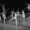 New York City Ballet production of "Tschaikovsky suite no. 1", ("Reveries"), with Gelsey Kirkland and Anthony Blum (R), Johnna Kirkland and Conrad Ludlow (L), choreography by John Clifford (New York)