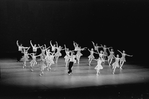 New York City Ballet production of "Who Cares?" with Jacques d'Amboise center, choreography by George Balanchine (New York)