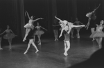 New York City Ballet production of "Theme and variations" with Gelsey Kirkland and Helgi Tomasson, choreography by George Balanchine (New York)