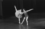 New York City Ballet production of "Theme and variations" with Gelsey Kirkland and Helgi Tomasson, choreography by George Balanchine (New York)