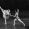 New York City Ballet production of "Theme and variations" with Gelsey Kirkland and Edward Villella, choreography by George Balanchine (New York)