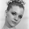 New York City Ballet production of "Theme and variations" close-up of Gelsey Kirkland in costume, choreography by George Balanchine (New York)