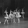 New York City Ballet production "Divertimento No. 15" with Allegra Kent, Melissa Hayden, Peter Martins and Merrill Ashley, choreography by George Balanchine (New York)