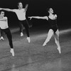 New York City Ballet production "Agon" with Earle Sieveling, Richard Rapp and Gloria Govrin, choreography by George Balanchine (New York)