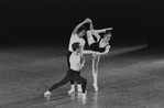 New York City Ballet production "Agon" with Richard Rapp, Earle Sieveling and Gloria Govrin, choreography by George Balanchine (New York)