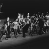 New York City Ballet production of "Concerto for Jazz Band and Orchestra" (One performance only Benefit for NYCB), George Balanchine, Doc Severinsen, Arthur Mitchell and dancers take a bow (New York)