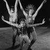 New York City Ballet production of "PAMTGG" (Pan Am Makes the Going Great) with dancers in costumes by Irene Sharaff, choreography by George Balanchine (New York)