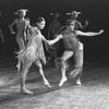 New York City Ballet production of "PAMTGG" (Pan Am Makes the Going Great) with Karin von Aroldingen and Jean-Pierre Bonnefous, choreography by George Balanchine (New York)