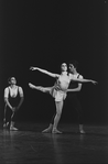 New York City Ballet production of "The Goldberg Variations" with John Clifford, Gelsey Kirkland and Robert Weiss, choreography by Jerome Robbins (New York)