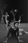 New York City Ballet production of "Watermill" rehearsal shot of Edward Villella and Penelope Dudleston, choreography by Jerome Robbins (New York)