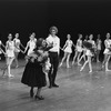 New York City Ballet production of "Chopiniana", Alexandra Danilova takes a bow with dancers, staged by Alexandra Danilova after Michel Fokine (New York)