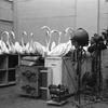 New York City Ballet prop swans in the wings (New York)