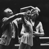 New York City Ballet production of "Duo Concertant" George Balanchine coaches Kay Mazzo with Peter Martins, choreography by George Balanchine (New York)