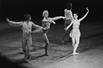 New York City Ballet production of "Scherzo Fantastique" with Bart Cook, Bryan Pitts and Gelsey Kirkland, choreography by George Balanchine (New York)