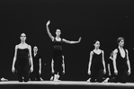 New York City Ballet production of "Requiem Canticles" with Susan Hendl standing, choreography by Jerome Robbins (New York)