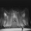 New York City Ballet production of "Circus Polka" showing set, choreography by Jerome Robbins (New York)