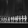 New York City Ballet production of "Circus Polka" with students from the School of American Ballet and Jerome Robbins as ringmaster, choreography by Jerome Robbins (New York)
