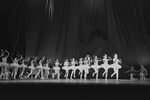 New York City Ballet production of "Circus Polka" with students from the School of American Ballet and Jerome Robbins as ringmaster, choreography by Jerome Robbins (New York)