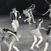 New York City Ballet production of "Circus Polka" with students from the School of American Ballet and Jerome Robbins as ringmaster, choreography by Jerome Robbins (New York)