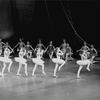 New York City Ballet production of "Circus Polka" with students from the School of American Ballet and Jerome Robbins as ringmaster, choreography by Jerome Robbins (New York)