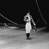 New York City Ballet production of "Circus Polka" with Jerome Robbins as ringmaster, choreography by Jerome Robbins (New York)