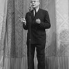 New York City Ballet Stravinsky Festival opening night, Lincoln Kirstein addresses audience (New York)