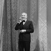 New York City Ballet Stravinsky Festival opening night, George Balanchine addresses audience (New York)
