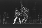 New York City Ballet production of "Pulcinella" with George Balanchine and Jerome Robbins (left) performing as beggars, choreography by George Balanchine and Jerome Robbins (New York)