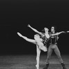 New York City Ballet production of "Stars and Stripes" with Melissa Hayden and Helgi Tomasson, choreography by George Balanchine (New York)