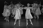 New York City Ballet production "Scherzo a la Russe" with Kay Mazzo and Karin von Aroldingen, choreography by George Balanchine (New York)