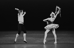 New York City Ballet production "Tarantella" with Sara Leland and Helgi Tomasson, choreography by George Balanchine (New York)