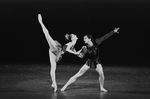 New York City Ballet production of "Jewels" (Rubies) with Patricia McBride and John Clifford, choreography by George Balanchine (New York)