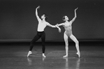 New York City Ballet production of "Symphony in Three Movements" with Sara Leland and John Clifford, choreography by George Balanchine (New York)