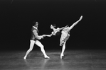 New York City Ballet production of "Le Baiser de la Fee" with Gelsey Kirkland and Helgi Tomasson, choreography by George Balanchine (New York)